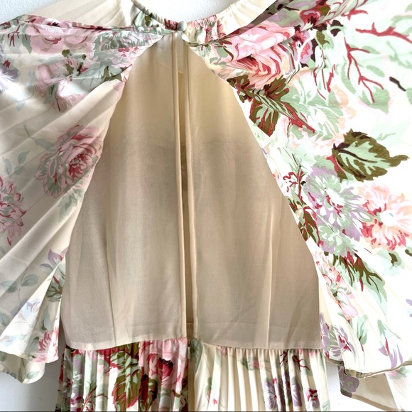 ASOS DESIGN Sheer & Solid Printed Midi Dress - Picture 9 of 13